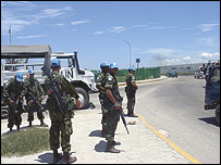 Soldados brasileiros no Haiti