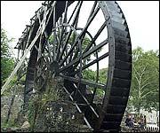 Waterwheel at Morwellham Quay