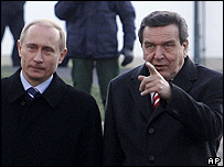 پوتين و شروردر