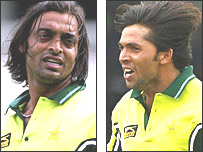 شعیب اختر اور محمد آصف