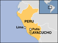 Mapa de Putis (Peru)