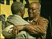 Ông Zuma và Tổng thống Mbeki