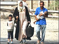 Evlerinden kaçan Felluceliler