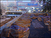 बेघर लोग