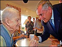 Premiê Raffarin (direita)