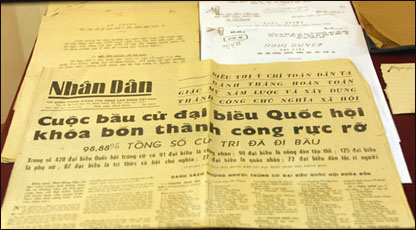 Báo Nhân dân viết về bầu cử Quốc hội khóa IV