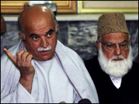 محمود خان اچکزئی، قاضی حسین 