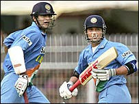 इरफ़ान पठान और सचिन तेंदुलकर