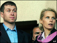 阿布罗穆维奇与伊琳娜结婚15载