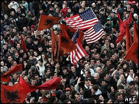 تظاهرات آلبانیایی تباران - دسامبر 2007