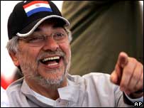O presidente do Paraguai, Fernando Lugo