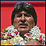 O presidente da Bolívia, Evo Morales. 