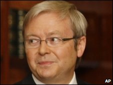 Kevin Rudd, premiê da Austrália (arquivo)