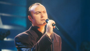 Phil Collins on Top of the Pops in 1990