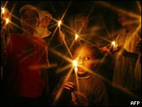 Moradores protestam na Cidade de Gaza (10/05)