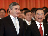 Gordon Brown và Ôn Gia Bảo