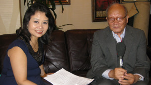 著名学者姚监复接受BBC记者嵇伟采访