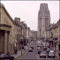 View up Park Street, Bristol