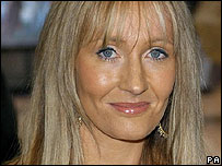 A escritora britânica JK Rowling