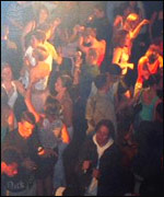 Dancers at a nightclub