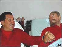 Hugo Chavez e Fidel Castro
