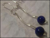 گوشواره لاژودی