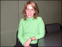 Sofia Bordone, aluna do curso