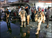 Irak'ta saldırı düzenlenen yerlerden biri