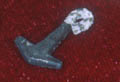 Photo of the Thor's Hammer found at the Repton dig