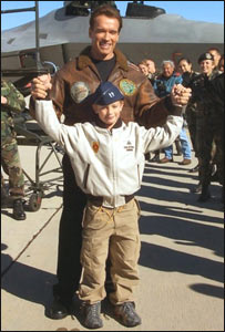 आर्नल्ड और उनका बेटा पैट्रिक