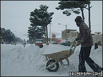 برف در هرات