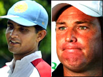 गांगुली और वार्न