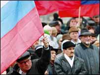 Мітинг на підтримку Віктора Януковича в Севастополі