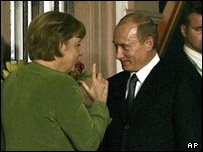 پوتین و مرکل