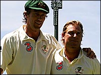 शेन वॉर्न और ग्लेन मैकग्रा