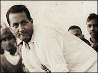 Basil D'Oliveira playing in South Africa