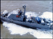 Sri Lanka Navy boat