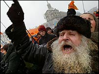 Ukrayna'da göstericiler