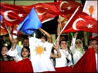 तुर्की में एके पार्टी की जीत