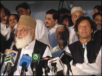    قاضی حسین احمد اور عمران خان