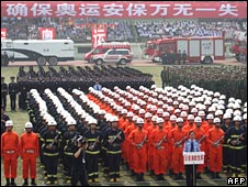 An ninh được huy động đảm bảo cho Olympics