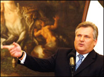 Polonya Devlet Başkanı Aleksander Kwasniewski 