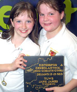 Jessica a Siwan Ysgol Gyfun Y Preseli Penfro - Deuawd