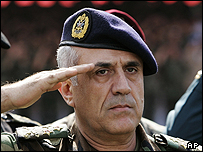 ژنرال میشل سلیمان، فرمانده ارتش لبنان