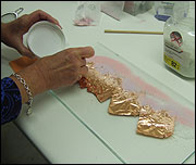 Making some glass art