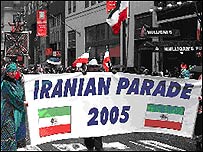 अमरीका में ईरानी परेड