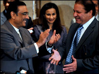 नवाज़ शरीफ़ और आसिफ़ अली ज़रदारी