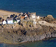 Aerial picture of Les Ecrehous