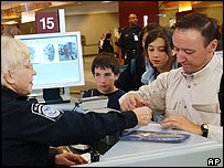 ائیرپورٹ پر جانچ پڑتال