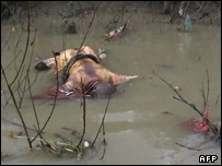 मृत बौद्ध भिक्षु